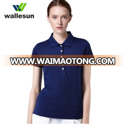 Wholesale blank plain polo shirts for women from China factory