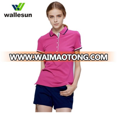 OEM latest women polo shirt designs for women